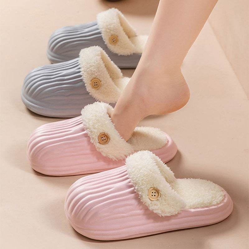 Shop CozySwap: Indoor-Outdoor Slippers with Detachable Fur - Goodlifebean Plushie | Stuffed Animal