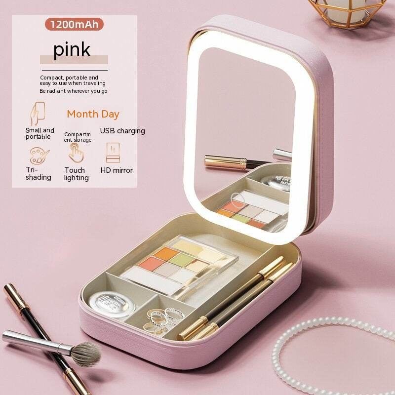 Shop Luxe Makeup Organizer with Mirror - Goodlifebean Plushie | Stuffed Animal