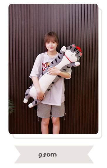 Shop Grumpy Long Cat Pillow Plush - Goodlifebean Plushie | Stuffed Animal
