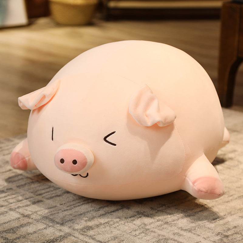 Shop Evie: Chonky Chubby Piggy Plushie | Stuffed Animal Pig - Goodlifebean Plushie | Stuffed Animal