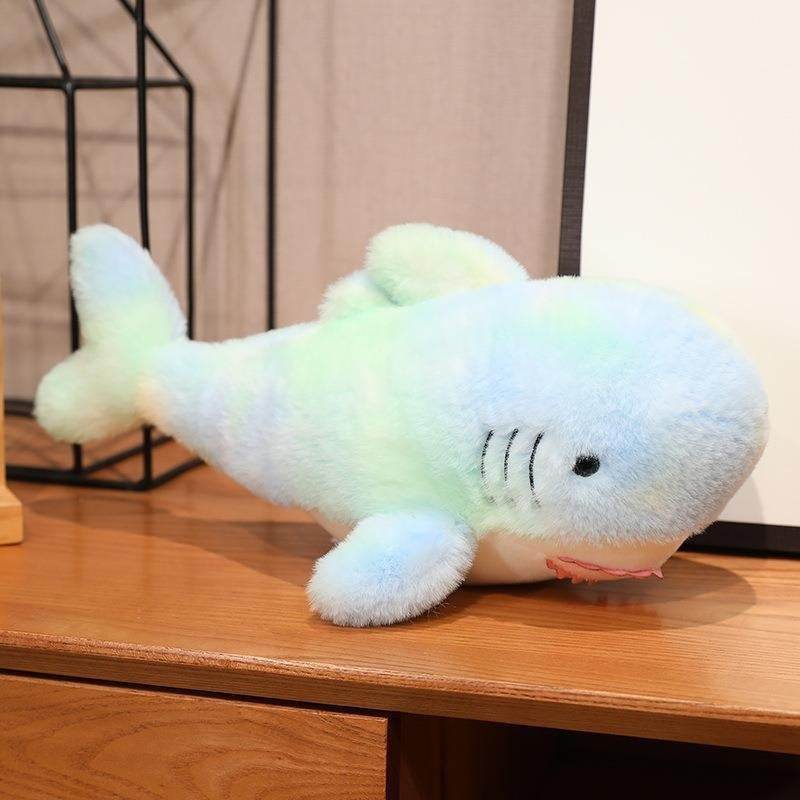 Shop Rainbow Mermaid Shark Plush - Goodlifebean Plushie | Stuffed Animal