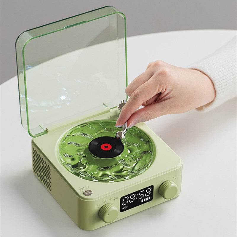 RetroWave: Wavy Vinyl Ocean Turntable Speaker - Goodlifebean