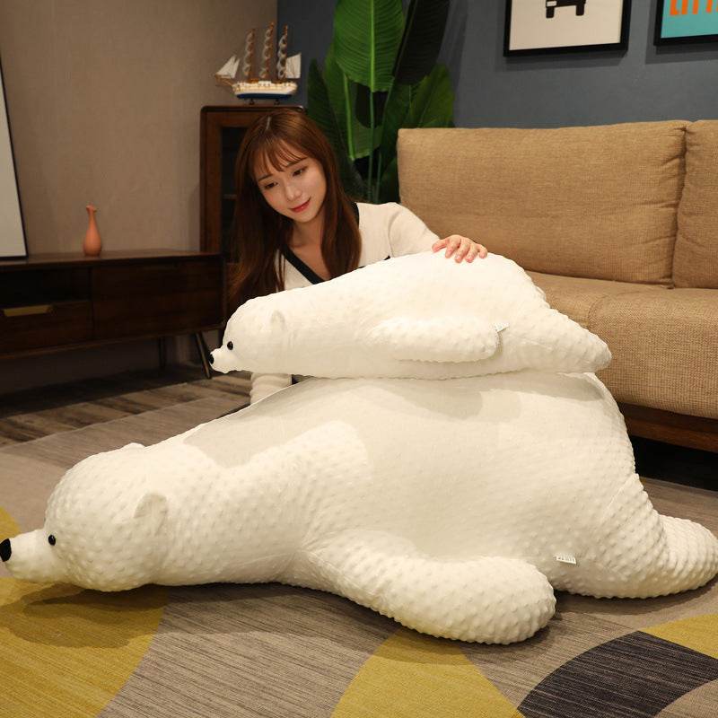 Shop Iceball: Giant Chonky Polar Bear Plushie | 4ft Stuffed Polar Bear - Goodlifebean Plushie | Stuffed Animal