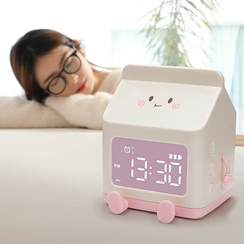 Shop Kawaii Milk Carton Alarm Clock - Goodlifebean Plushie | Stuffed Animal