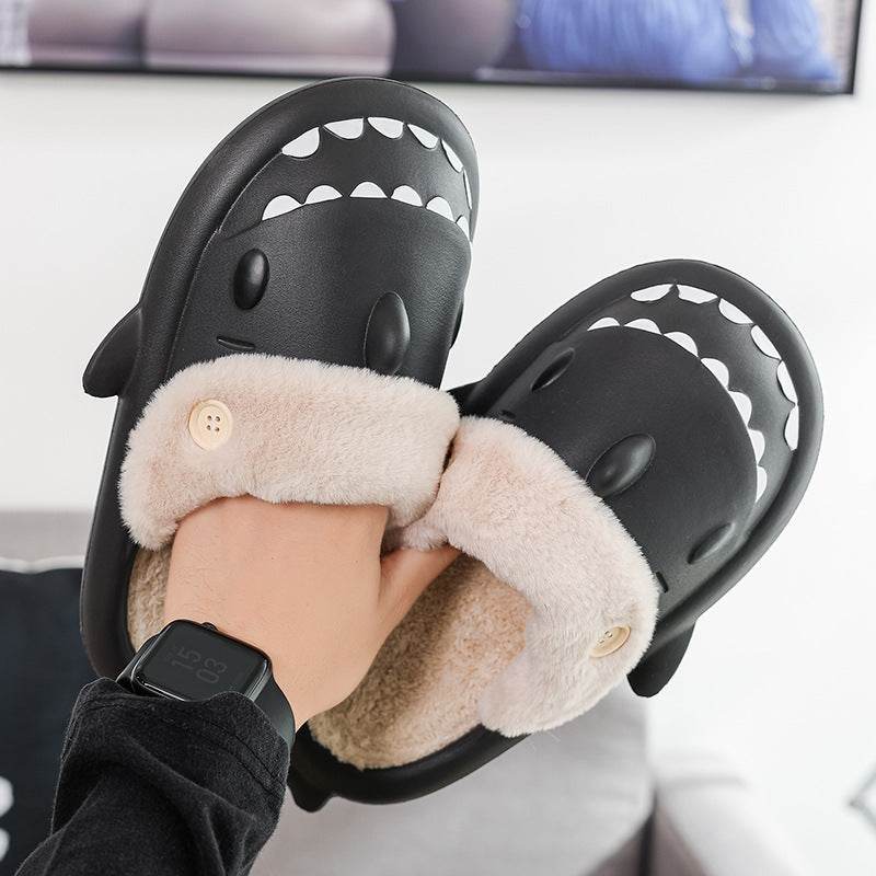Shop Kawaii Comfy Indoor Shark Slippers - Goodlifebean Plushie | Stuffed Animal
