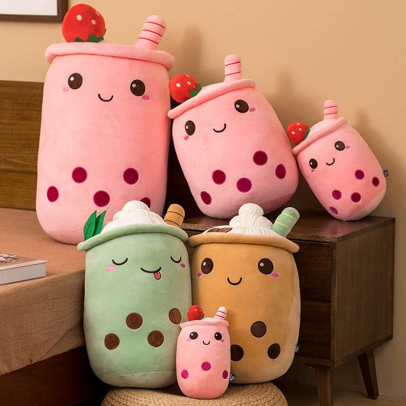 Shop Giant Boba Milk Tea Plush - Goodlifebean Plushie | Stuffed Animal