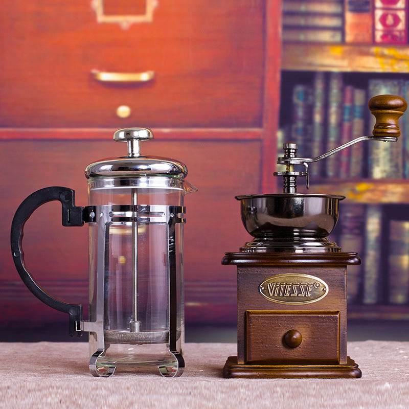 Shop French Coffee Kit ( French Press + Coffee Grinder) - Goodlifebean Plushie | Stuffed Animal