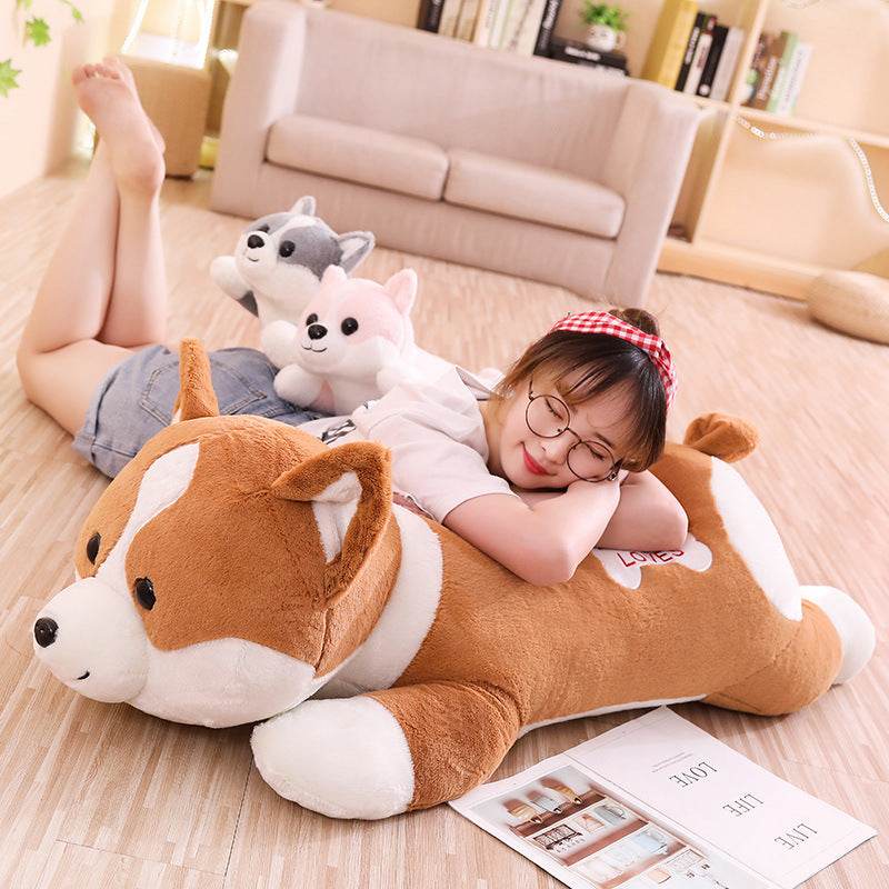 Shop Giant Stuffed Puppy Plush - Goodlifebean Plushie | Stuffed Animal