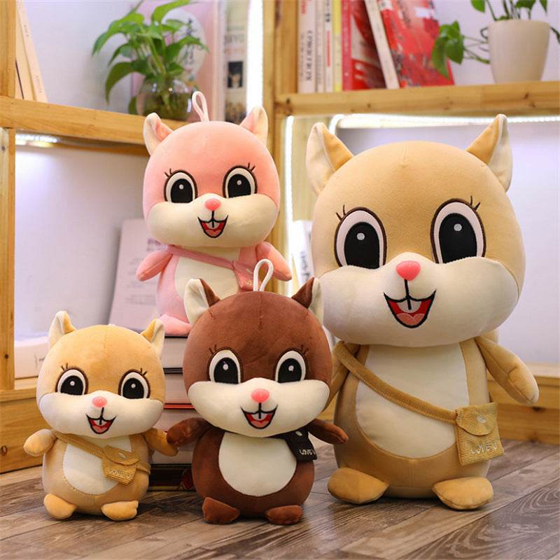 Shop Kawaii Chirpy Squirrel Plush - Goodlifebean Plushie | Stuffed Animal