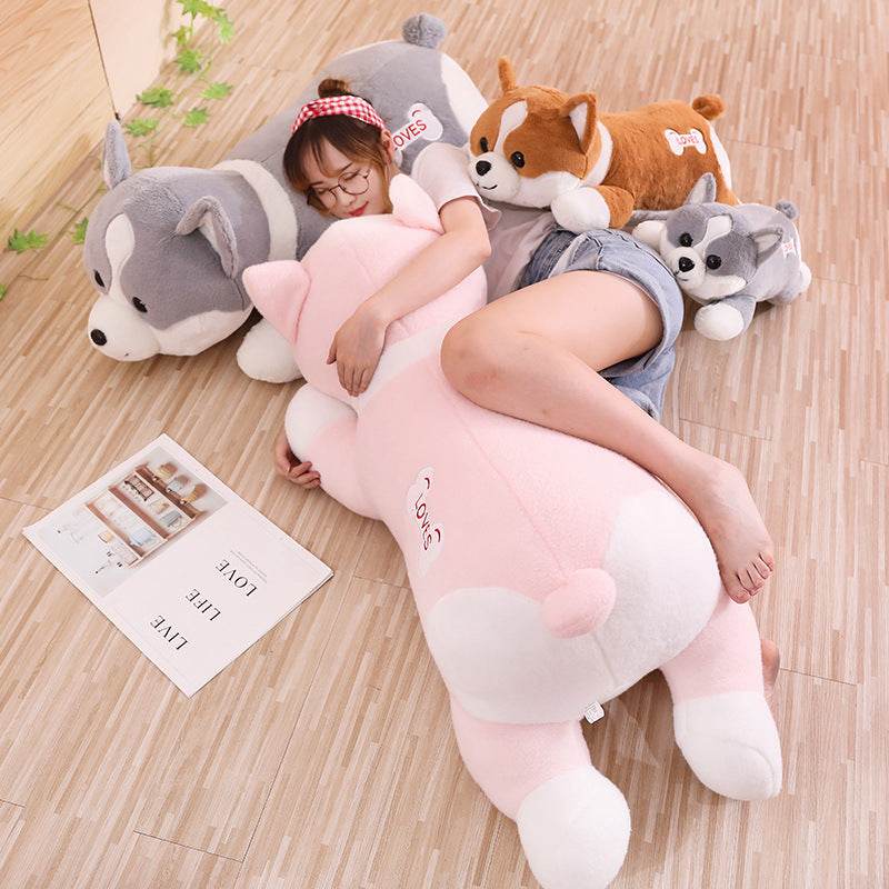 Shop Giant Stuffed Puppy Plush - Goodlifebean Plushie | Stuffed Animal