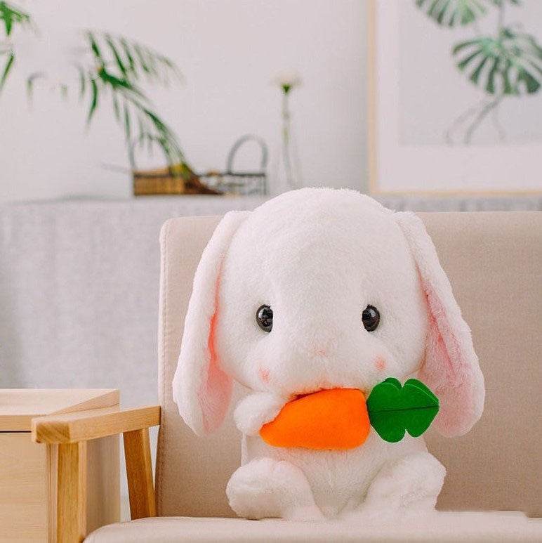 Shop Giant Furry Ear Bunny Plush - Goodlifebean Plushie | Stuffed Animal