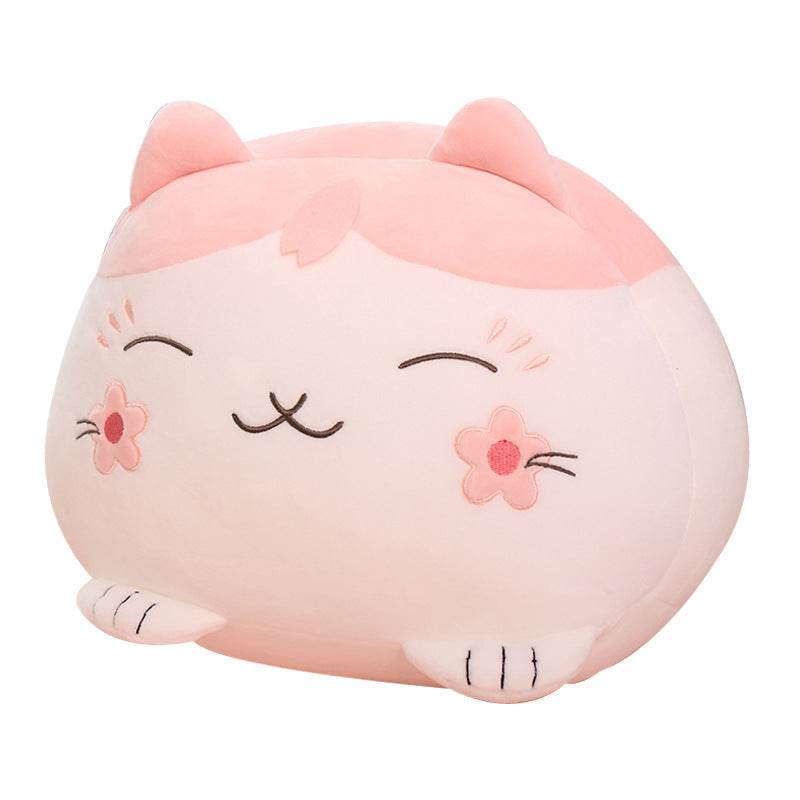 Shop Giant Sakura Kawaii Cat Plush - Goodlifebean Plushie | Stuffed Animal
