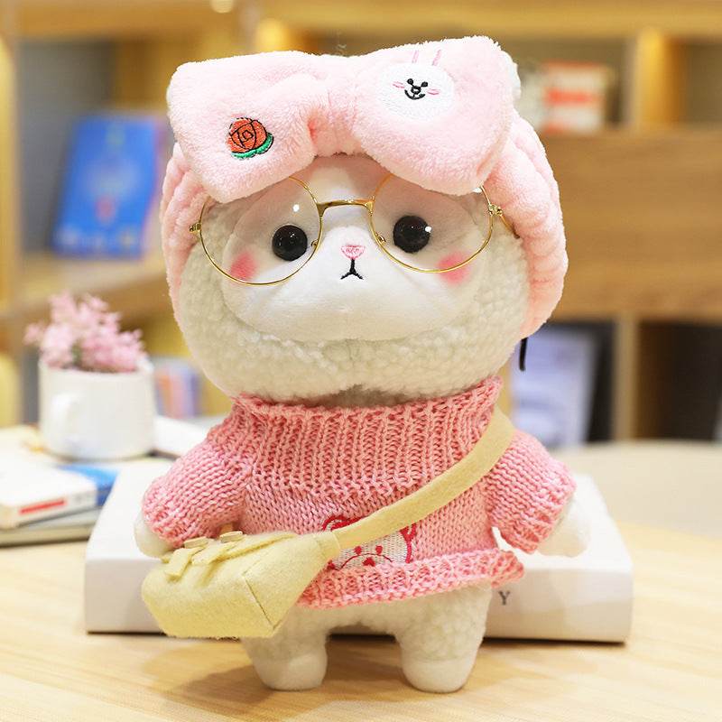 Shop Mini Kawaii Stuffed Alpaca Plushie - Goodlifebean Plushie | Stuffed Animal