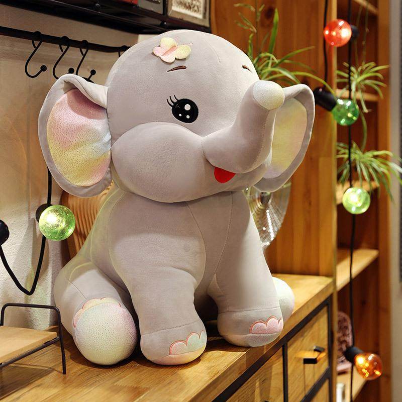 Shop Elli: Giant Stuffed Elephant Plush - Goodlifebean Plushie | Stuffed Animal