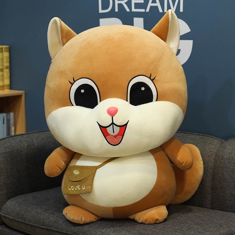 Shop Kawaii Chirpy Squirrel Plush - Goodlifebean Plushie | Stuffed Animal
