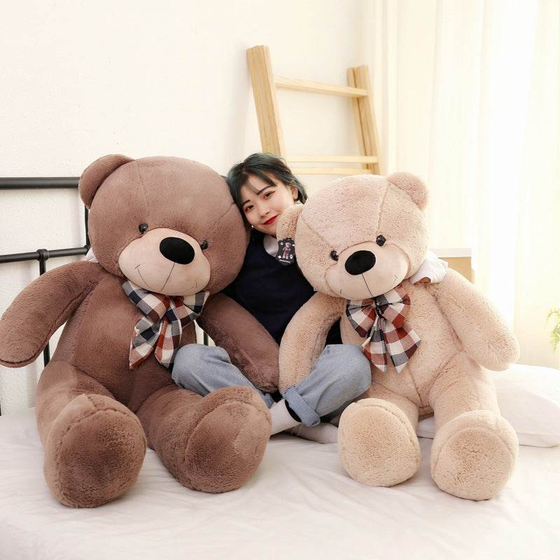 Shop Giant Life Size Bow Tie Teddy Bear - Goodlifebean Plushie | Stuffed Animal