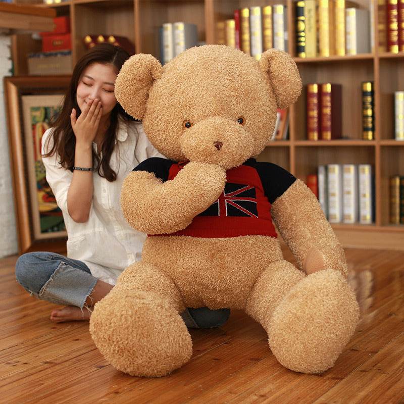 Shop Cuddlebug: 51 inch Giant Stuffed Teddy Bear | 4.2ft Giant Big Teddy Bear - Goodlifebean Plushie | Stuffed Animal