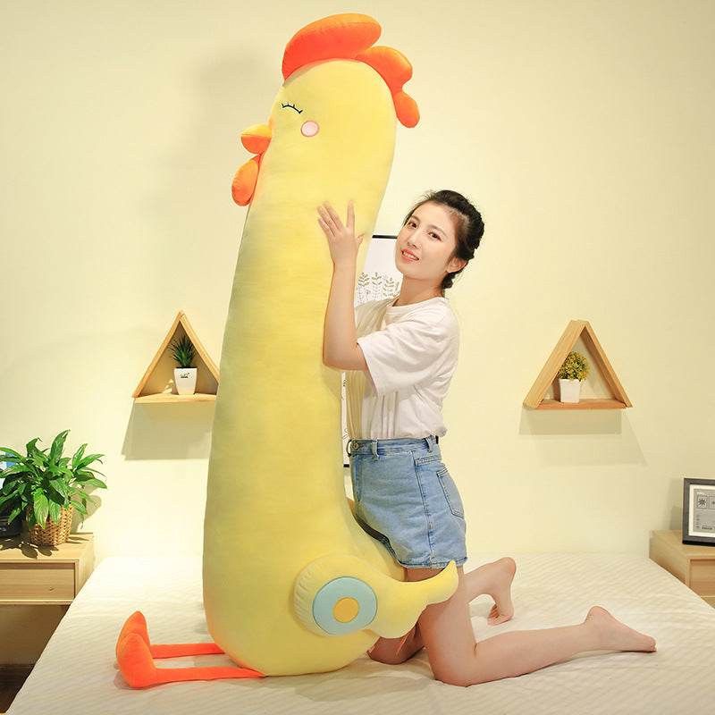 Shop Giant Cuddly Chicken Body Pillow Plush - Goodlifebean Plushie | Stuffed Animal