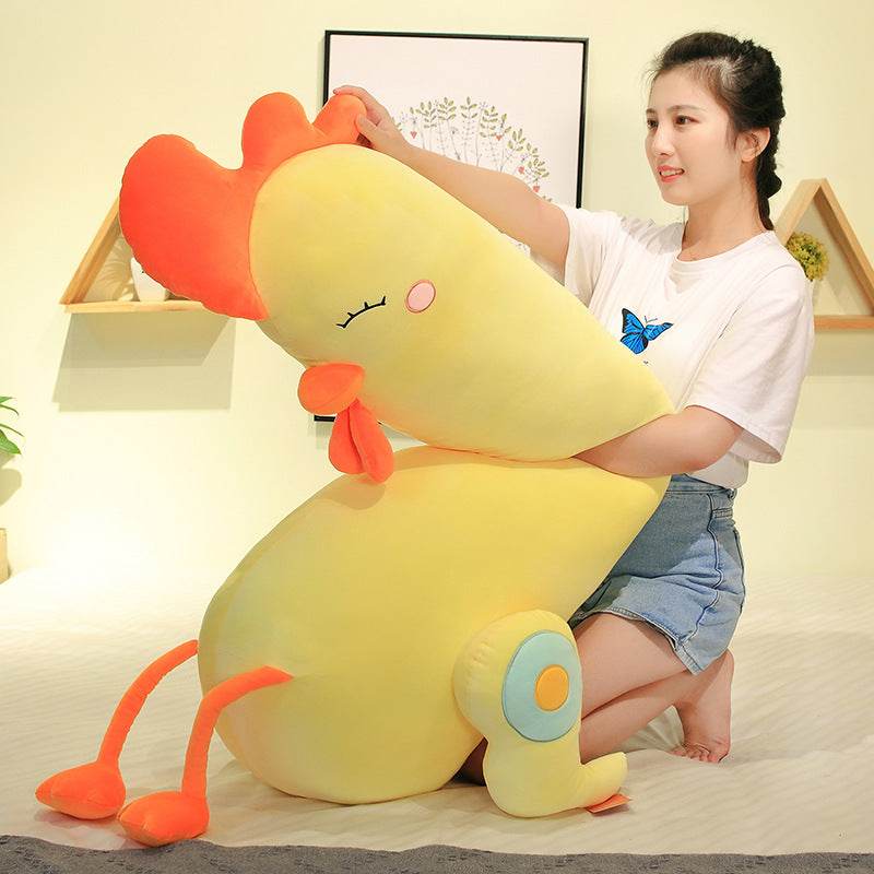 Shop Giant Cuddly Chicken Body Pillow Plush - Goodlifebean Plushie | Stuffed Animal