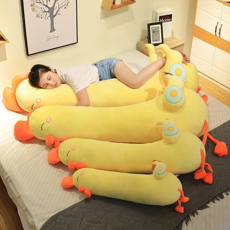 Shop Giant Cuddly Chicken Body Pillow Plush - Goodlifebean Plushie | Stuffed Animal