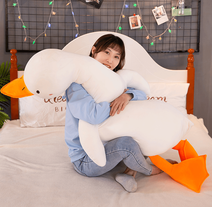 Shop Stress Relief Jumbo Goose Plush - Goodlifebean Plushie | Stuffed Animal