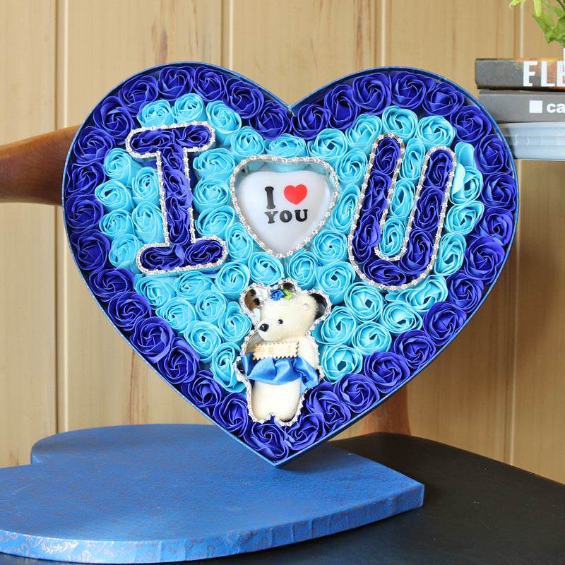 Shop Rose Bear Gift Box - Goodlifebean Plushie | Stuffed Animal