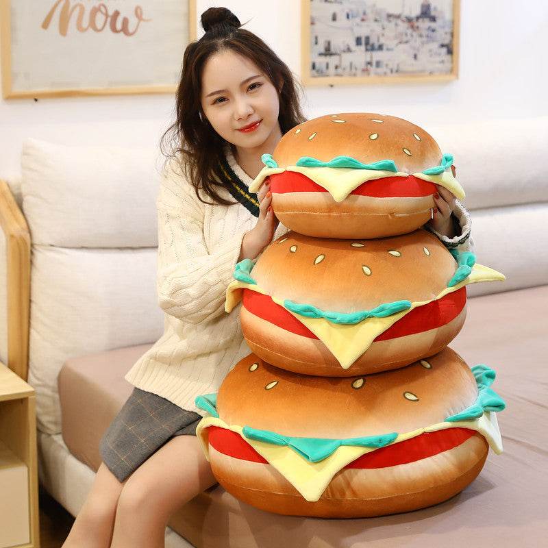 Shop Juicy Giant Burger Plush - Goodlifebean Plushie | Stuffed Animal