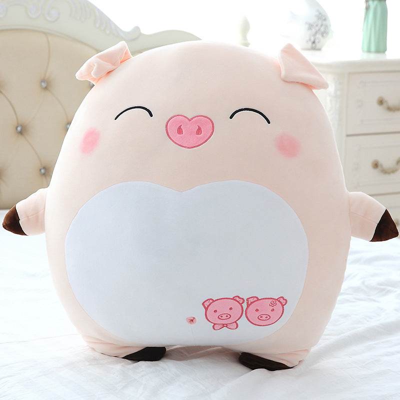 Shop Chonky Cuddly Moody Piggy Plush - Goodlifebean Plushie | Stuffed Animal