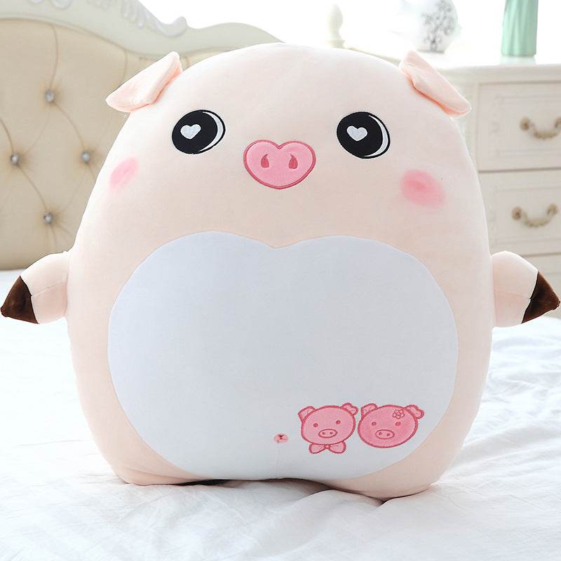 Shop Chonky Cuddly Moody Piggy Plush - Goodlifebean Plushie | Stuffed Animal