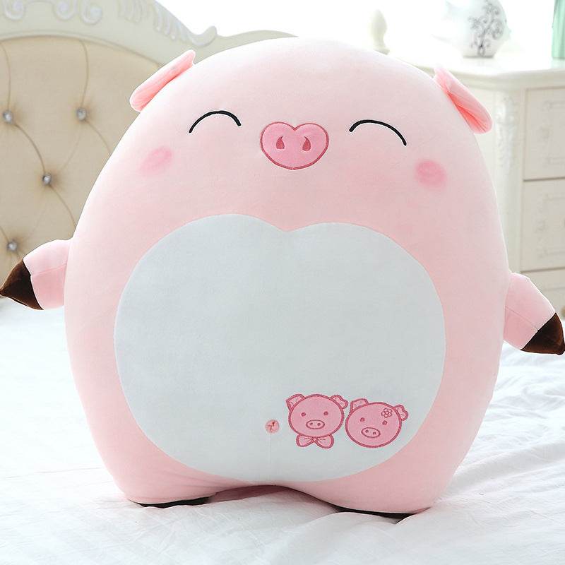 Shop Chonky Cuddly Moody Piggy Plush - Goodlifebean Plushie | Stuffed Animal