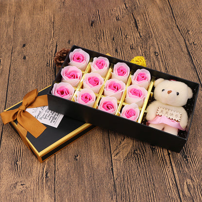 Shop Valentine's Day Rose Bear Gift Box - Gifts Goodlifebean Giant Plushies