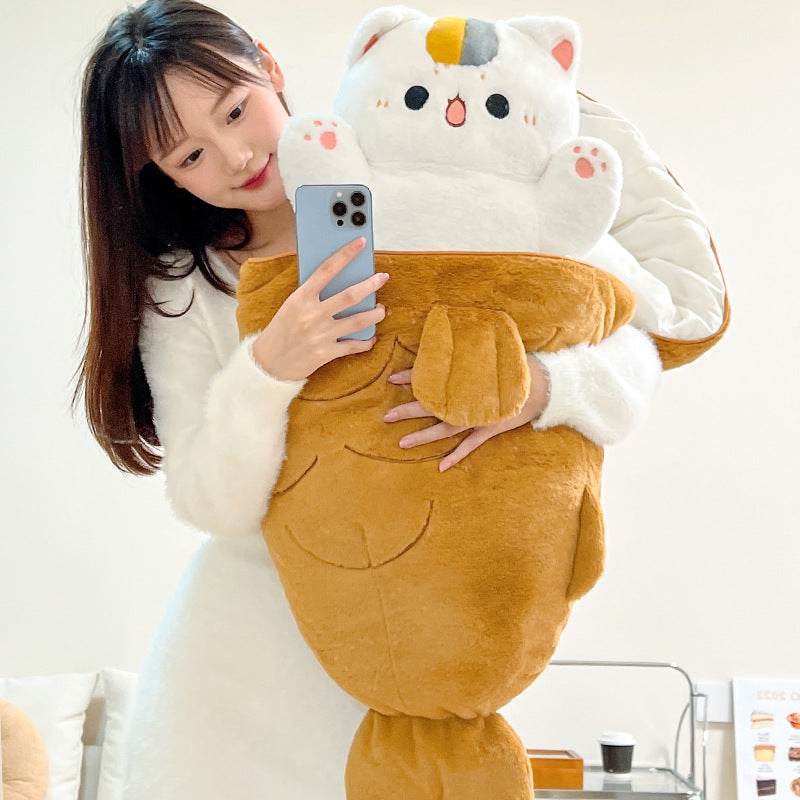 Shop Taiyaki Cat Plushie - Goodlifebean Plushie | Stuffed Animal