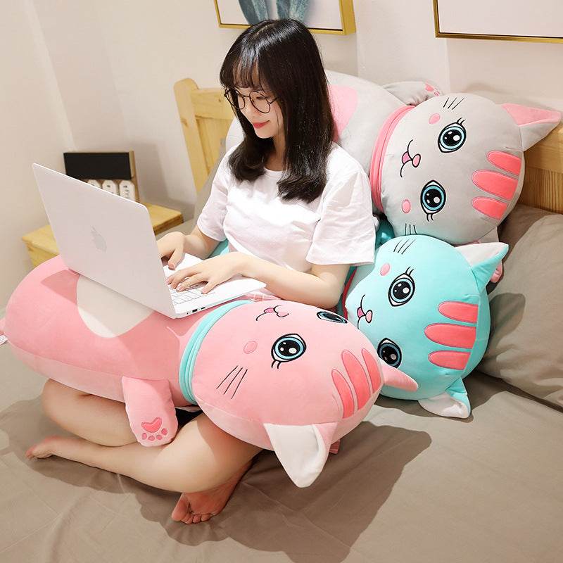 Shop Cosmo The Kawaii Stuffed Cat Plush - Goodlifebean Plushie | Stuffed Animal