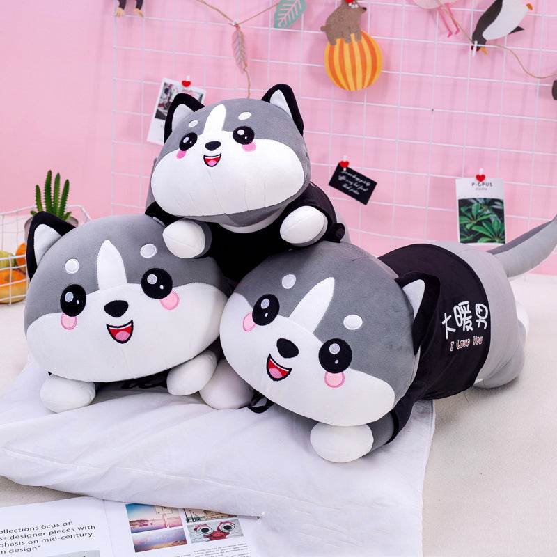 Shop Giant Stuffed Husky Puppy Plush - Goodlifebean Plushie | Stuffed Animal