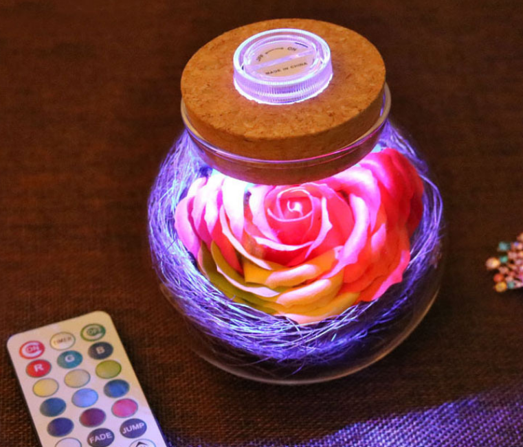 Shop Illuminated Rose Light(Remote Controlled) - Lamps Goodlifebean Plushies | Stuffed Animals