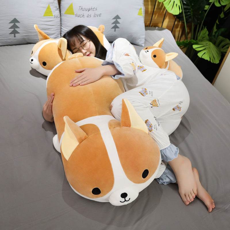 Shop Giant Kawaii Corgi Plush - Goodlifebean Plushie | Stuffed Animal