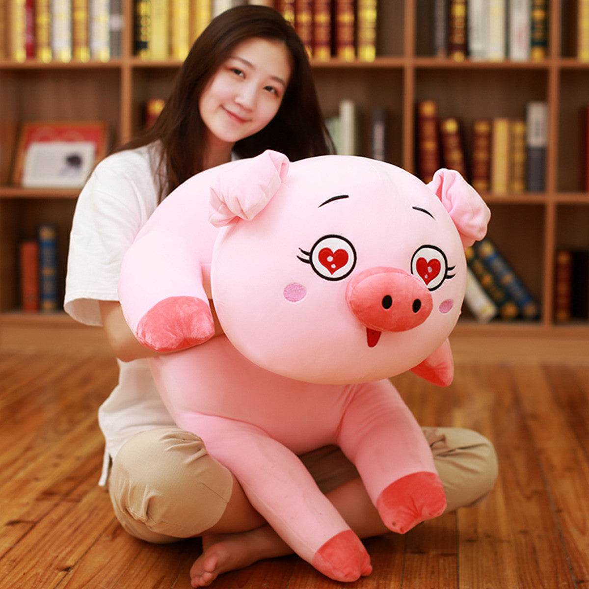 Shop Jeju: Jumbo Squishy Piggy Plushie - Goodlifebean Plushie | Stuffed Animal