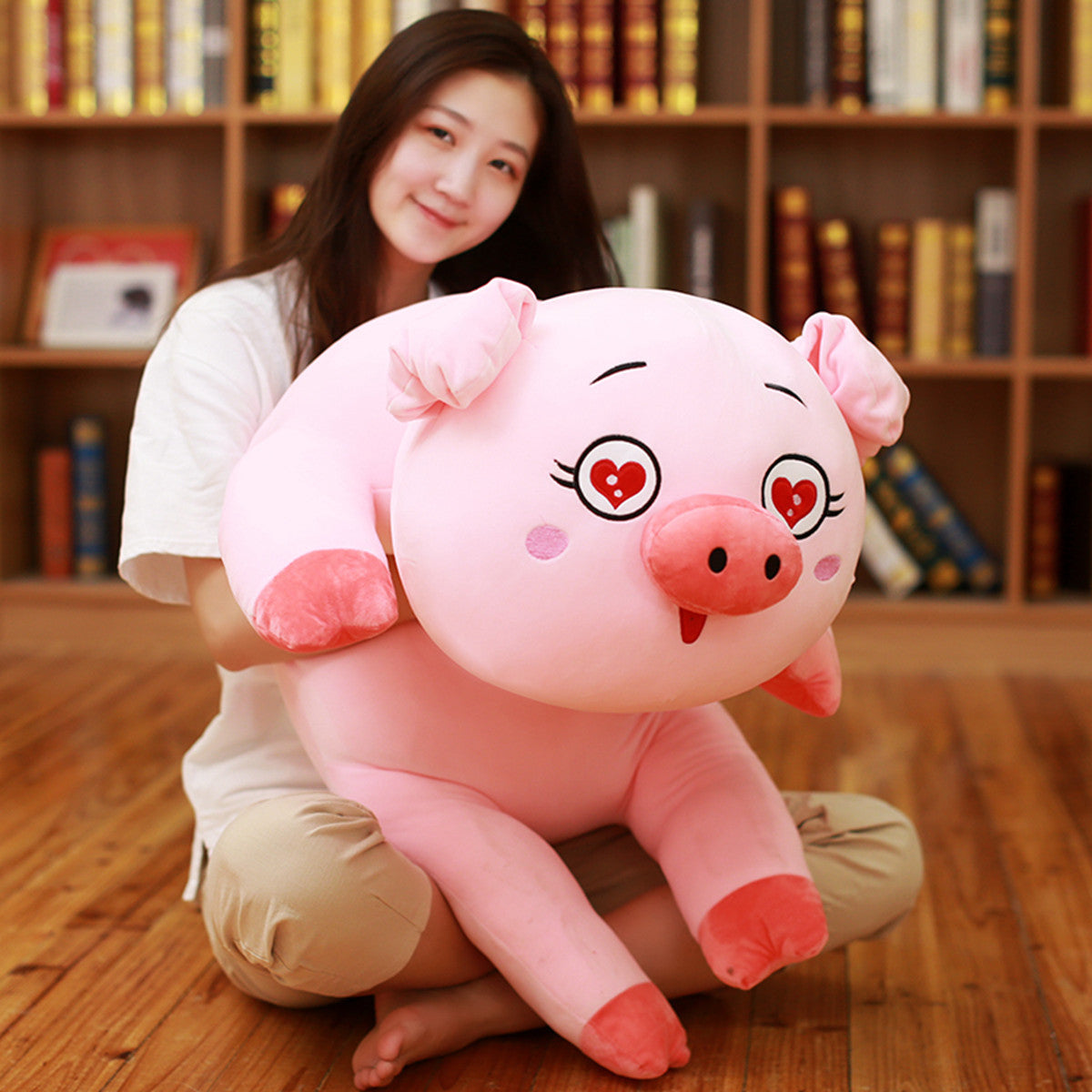Shop Jeju: Jumbo Squishy Piggy Plushie - Stuffed Animals Goodlifebean Plushies | Stuffed Animals