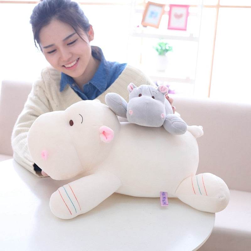 Shop Kawaii Stuffed Hippo Plush - Goodlifebean Plushie | Stuffed Animal