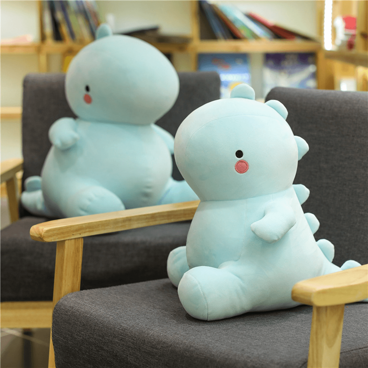 Shop Stuffed Kawaii Chonky Dinosaur Plush - Goodlifebean Plushie | Stuffed Animal