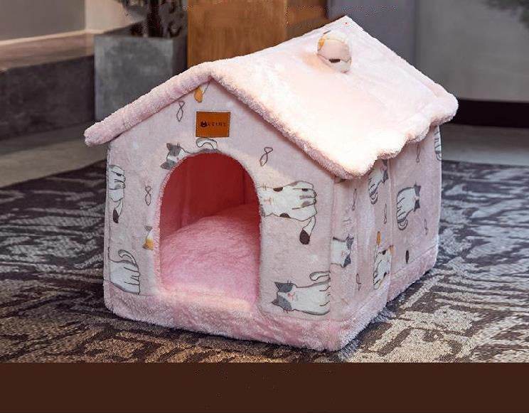 Shop Foldable Pet Bed House - Goodlifebean Plushie | Stuffed Animal