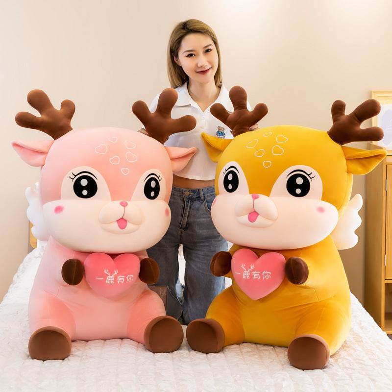Shop Giant Stuffed Deer Plushie - Goodlifebean Plushie | Stuffed Animal
