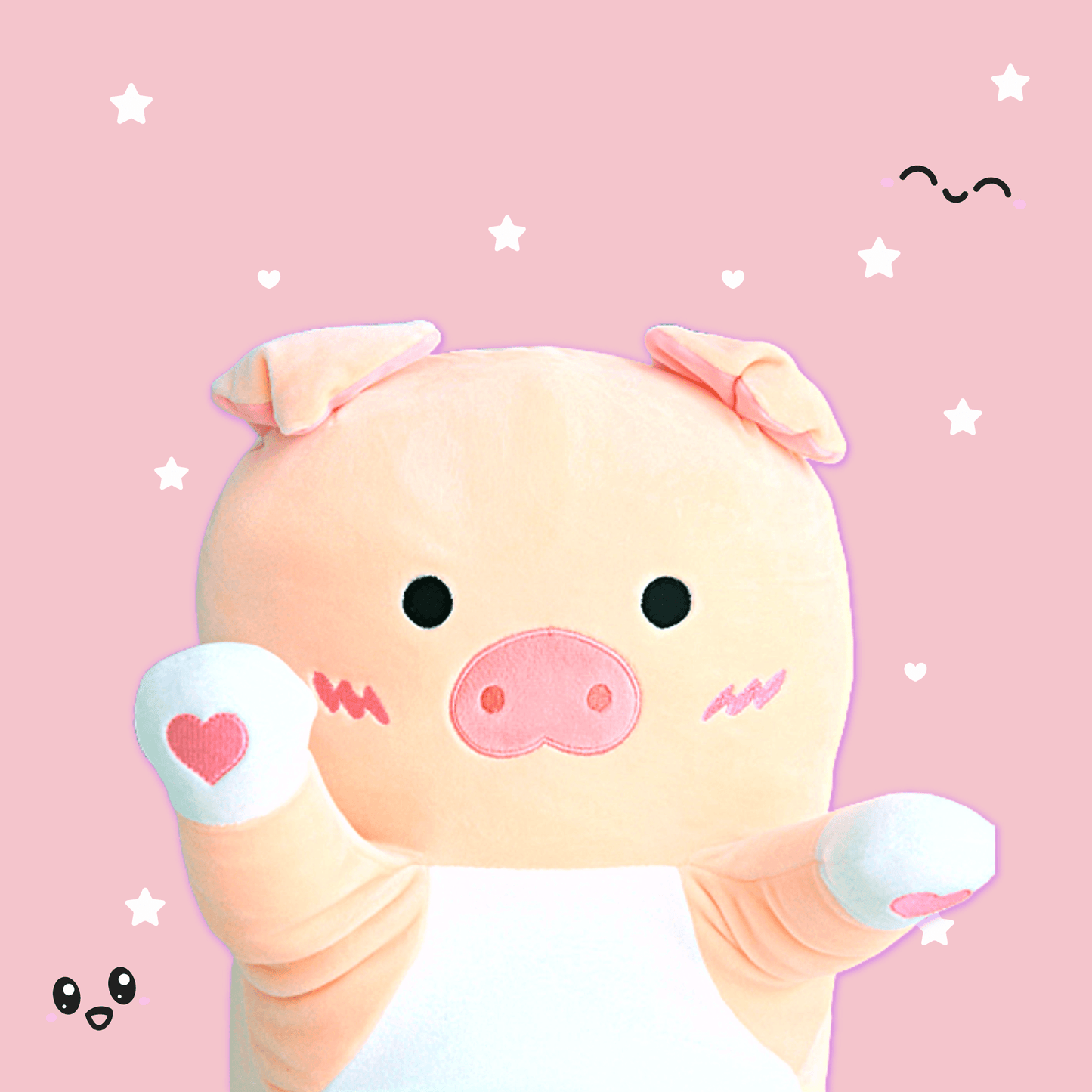 Shop Giant Comfy Piggy Plush - Goodlifebean Plushie | Stuffed Animal