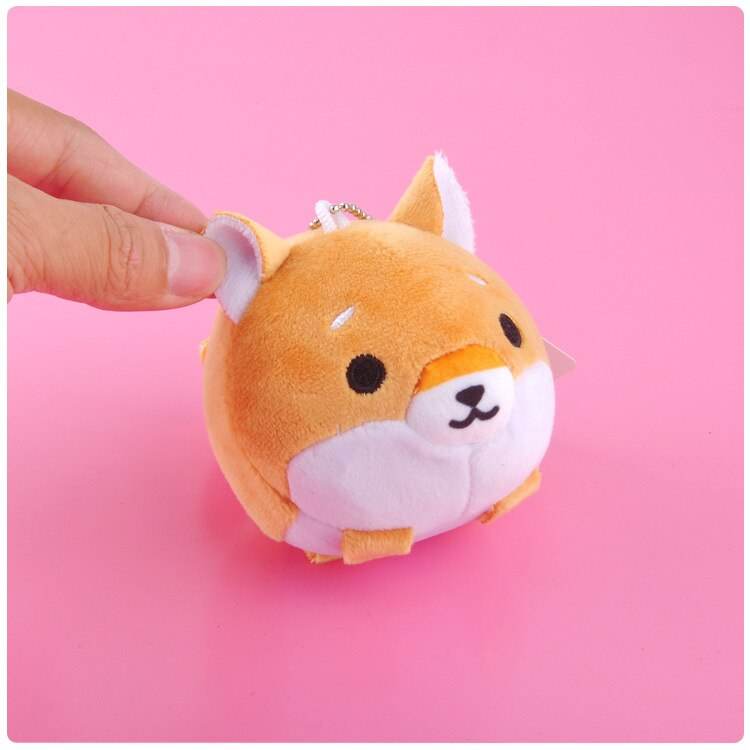Shop Cartoon Plush Shiba Inu Doll Pendant Keychain - Goodlifebean Plushie | Stuffed Animal