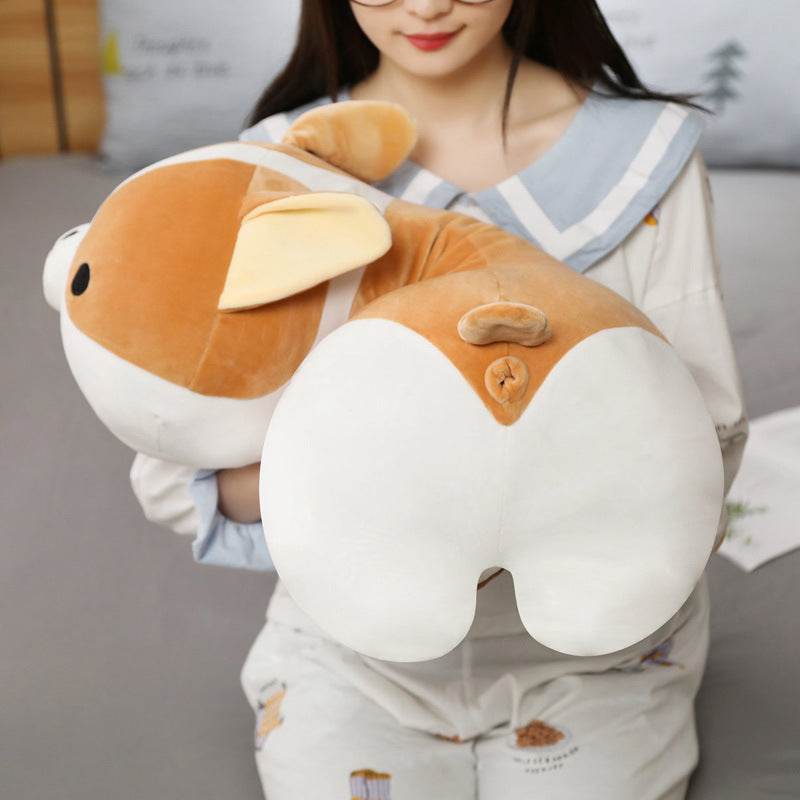 Shop Giant Kawaii Corgi Plush - Goodlifebean Plushie | Stuffed Animal