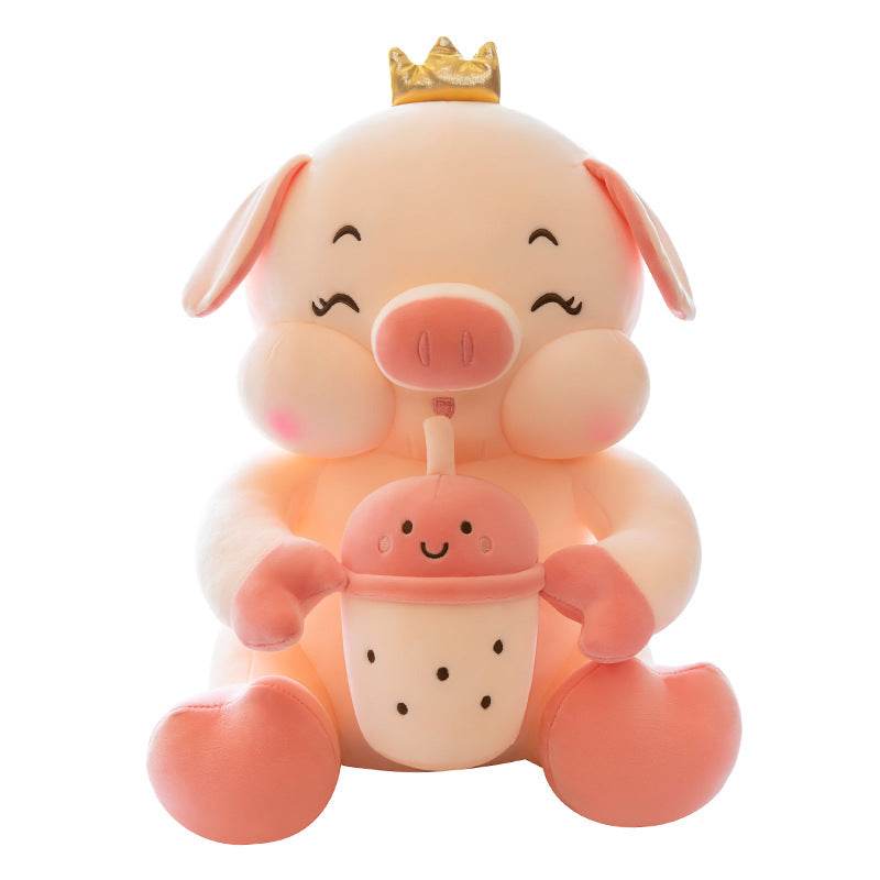 Shop Giant Boba Baby Pig Plush - Goodlifebean Plushie | Stuffed Animal