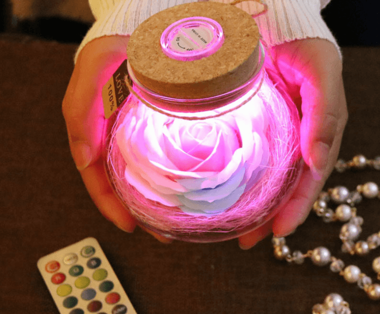 Shop Illuminated Rose Light(Remote Controlled) - Goodlifebean Plushie | Stuffed Animal