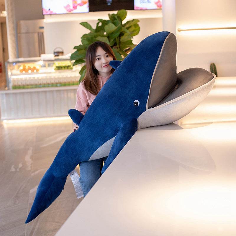 Shop Giant Stuffed Whale Plushie | 4.5ft - Goodlifebean Plushie | Stuffed Animal