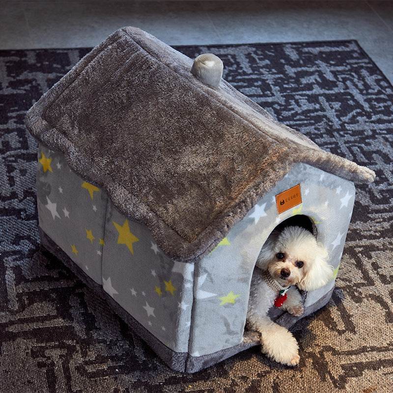 Shop Foldable Pet Bed House - Goodlifebean Plushie | Stuffed Animal