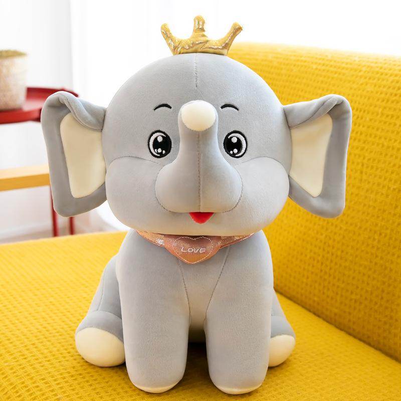 Shop Jumbo Stuffed Elephant Plush - Goodlifebean Plushie | Stuffed Animal